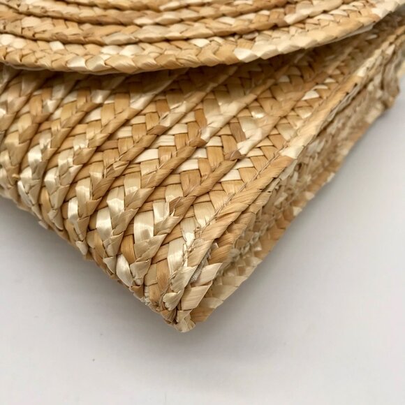 EWC Neutral Raffia Envelope Clutch - Picture 8 of 10